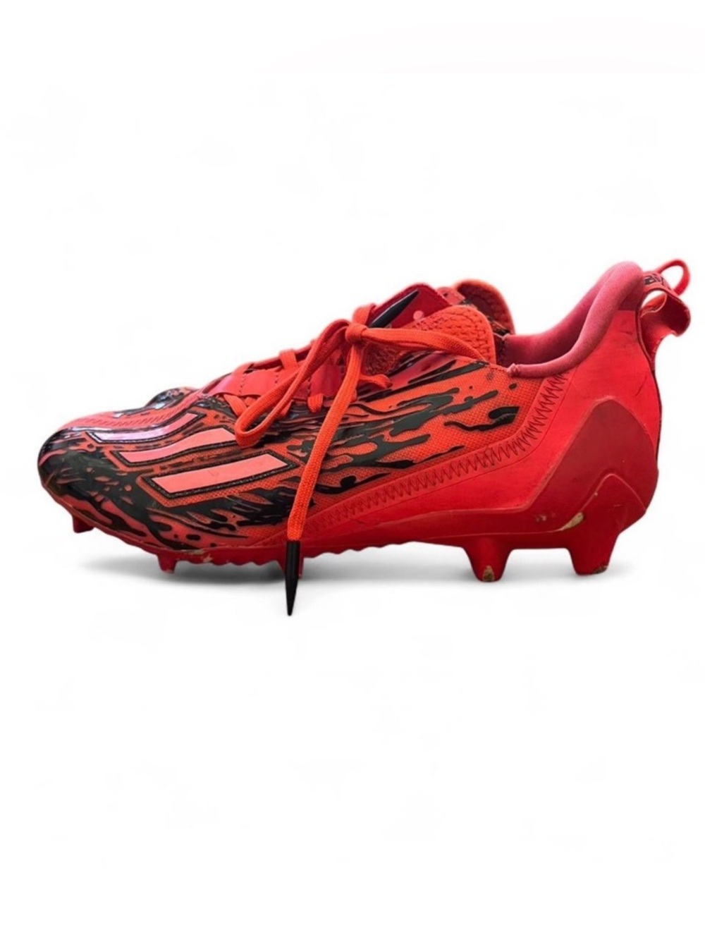 Adidas Adizero Elite 2.0 football cleats - red and black
